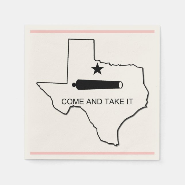 COME AND TAKE IT - TEXAS NAPKIN (Front)