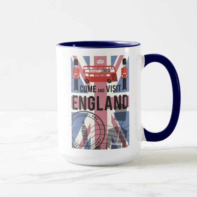Come and Visit England Mug (Right)