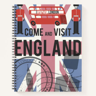 Come and Visit England Notebook