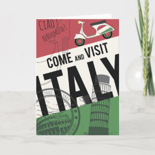 Come and Visit Italy Card