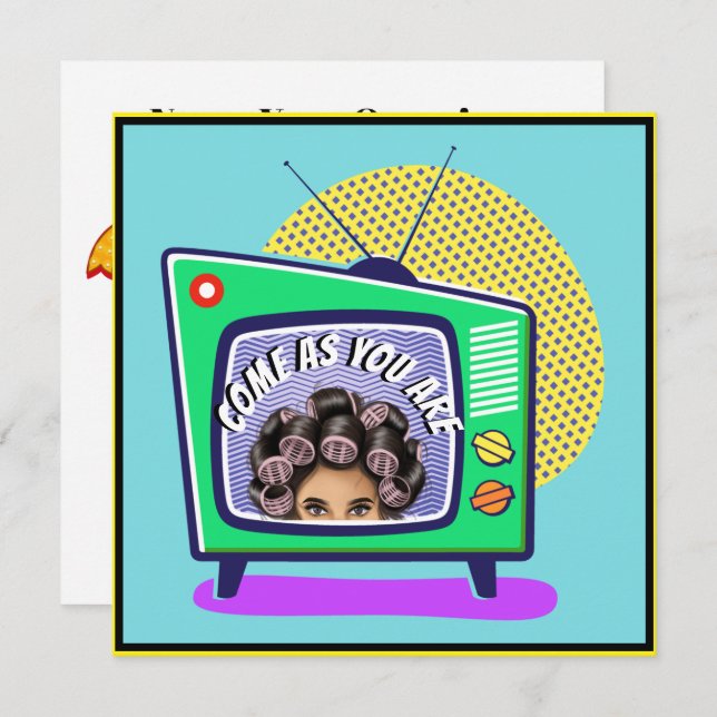 COME AS YOU ARE  INVITATION (Front/Back)