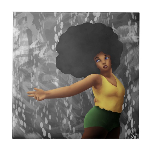 come away with me ceramic tile (Front)