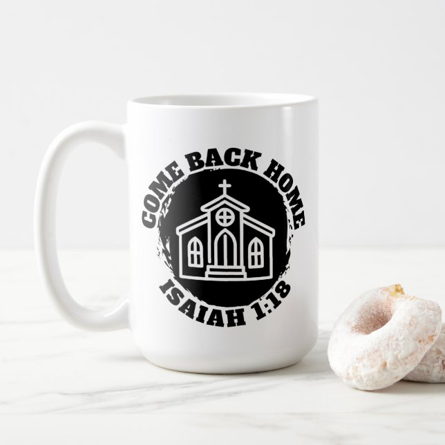 Come Back Home Coffee Mug (With Donut)