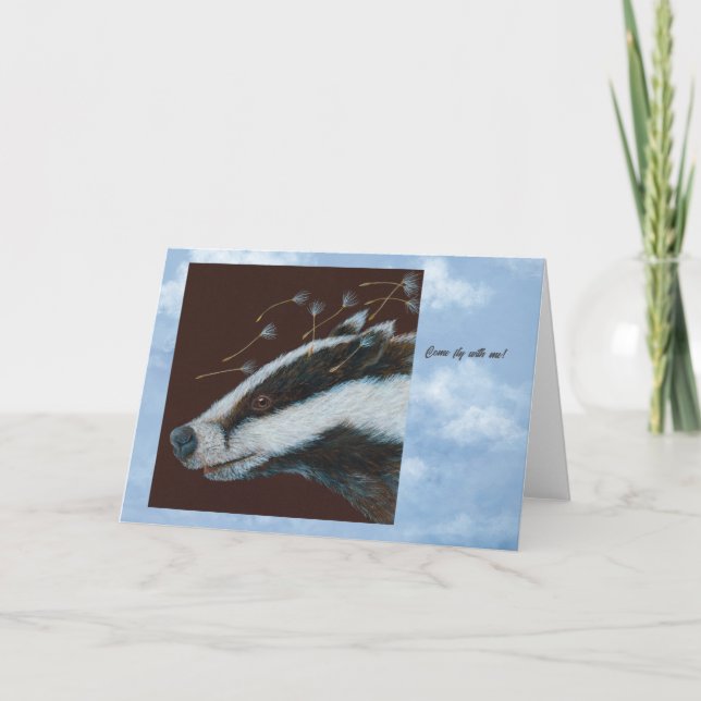 Come fly with me card (Front)