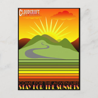 Come For The Adventure Postcard
