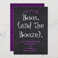 Come for the Boos and Booze Adult Halloween Party