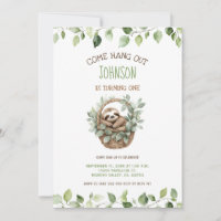 Come Hang Out Sloth Party Birthday 