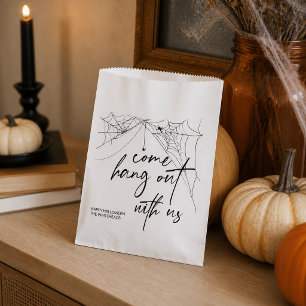 Come Hang With Us Spider Halloween Favour Bag