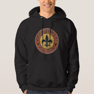 Come Holla! Fleur-de-lis Circle Logo Hoodie