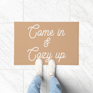 Come In & Cozy Up Door Mat