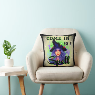 Come in for a Spell _ Halloween   Cushion