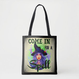 Come in for a Spell _ Halloween Tote Bag