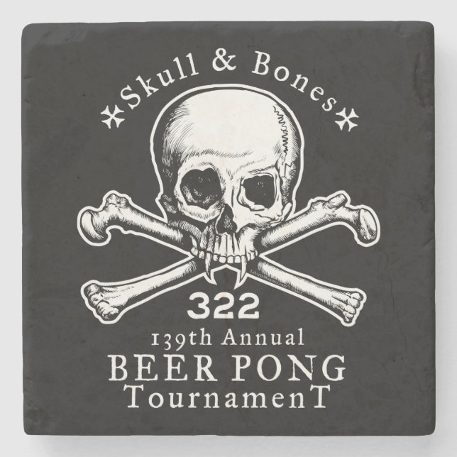 Come In Peace or Leave In Pieces Stone Coaster (Front)