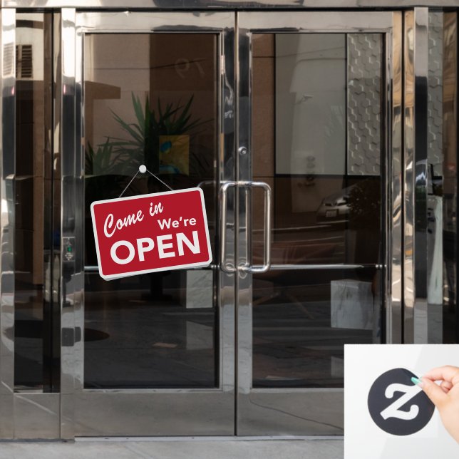 Come In We're Open Business Shop (Office Door)