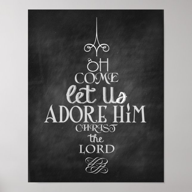 Come Let us adore Him 11" x 14" Poster (Front)