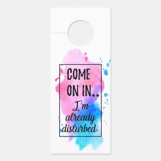 Come on in.. door hanger | Zazzle.com.au