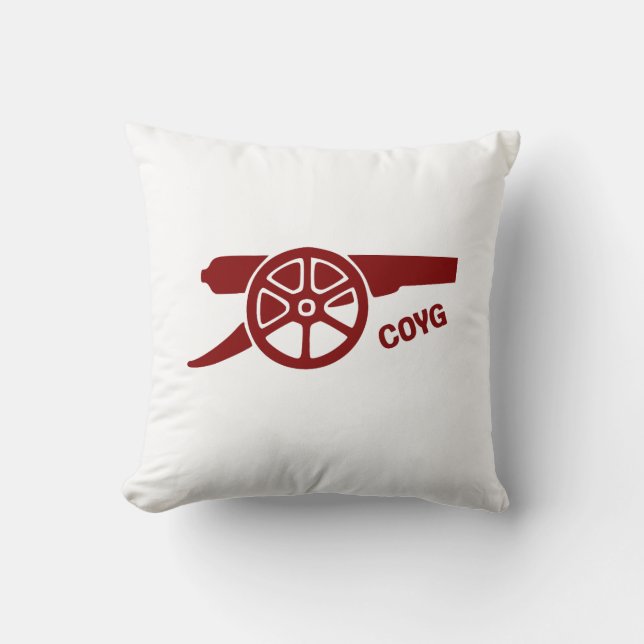 Come On You Gunners COYG Cushion (Front)