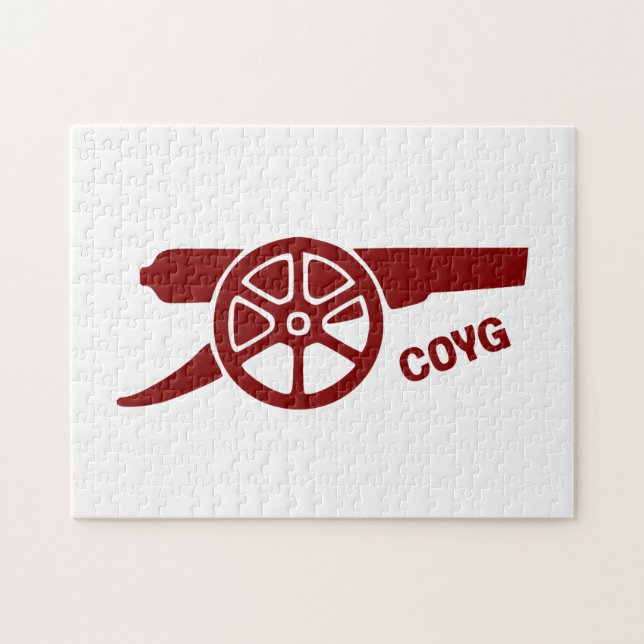 Come On You Gunners COYG Jigsaw Puzzle (Horizontal)