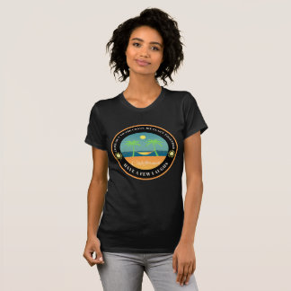 Come Out to the Coast Women's Slim Fit Dark T-Shirt