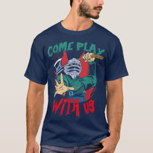 Come Play With Us Haunted Bewitch House Crew - Hal T-Shirt