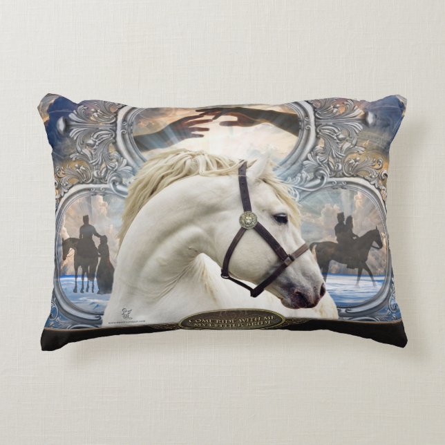 Come Ride With Me Decorative Cushion (Front)