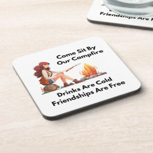 Come Sit By Our Campfire on a Coaster