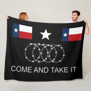 COME TAKE IT FLEECE BLANKET