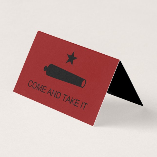 Come & Take It! Texas State battle Flag (Back)