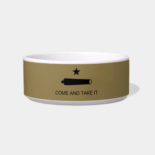 Come & Take It! Texas State battle Flag Bowl