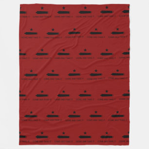 Come & Take It! Texas State battle Flag Fleece Blanket