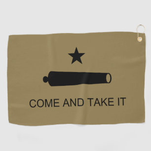 Come & Take It! Texas State battle Flag Golf Towel