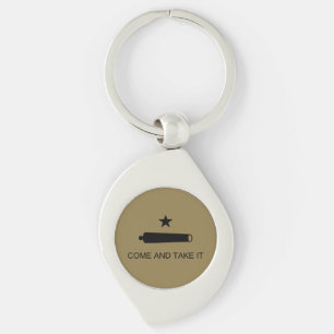Come & Take It! Texas State battle Flag Key Ring