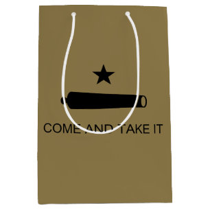 Come & Take It! Texas State battle Flag Medium Gift Bag