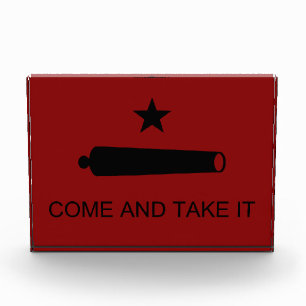 Come & Take It! Texas State battle Flag Photo Block