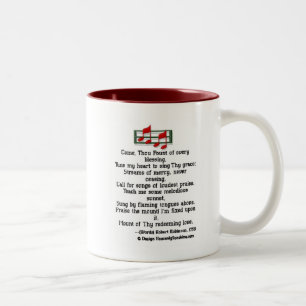 Come Thou Fount Hymn Two-Tone Coffee Mug