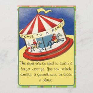 Come To A Party Invitation