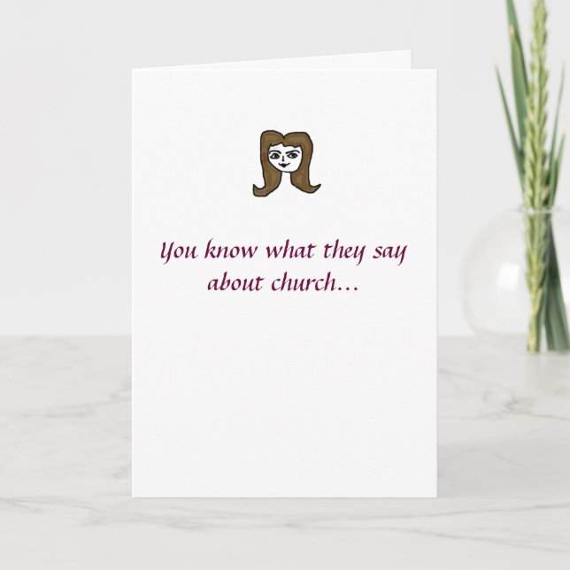 Come To Church! Card (Front)