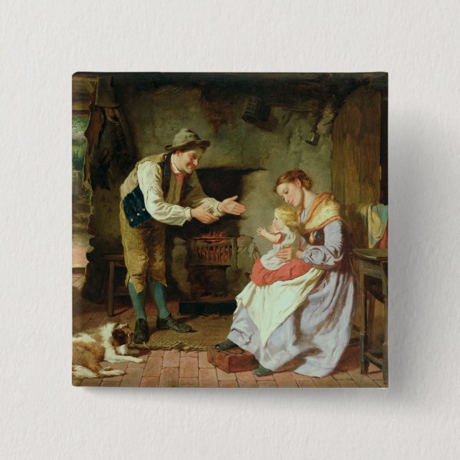 Come to Daddy 15 Cm Square Badge (Front)