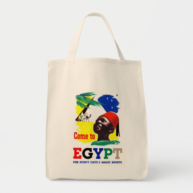 Come to Egypt Tote Bag (Front)