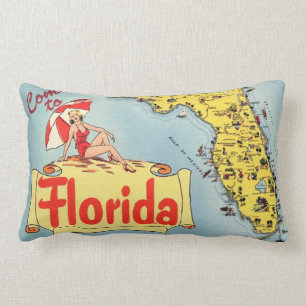 Come to Florida Lumbar Cushion