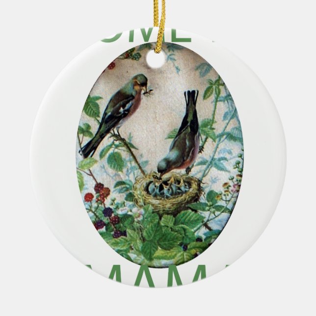 Come to Mama.png Ceramic Ornament (Front)