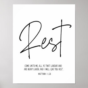 Come To Me, Matthew 11:28, Scripture Wall Art