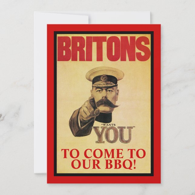 Come To Our BBQ! Invitation (Front)