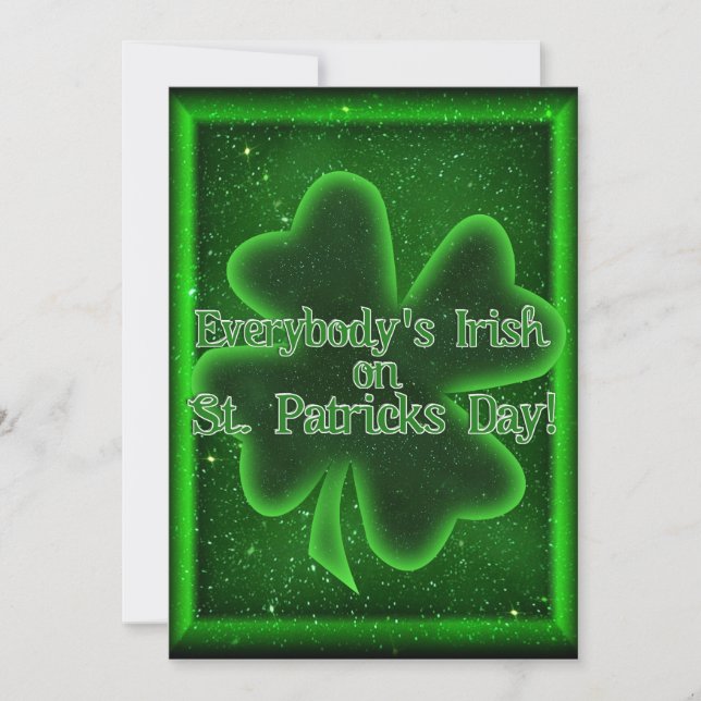 Come To Our St Patrick's Day Get Together! Invitation (Front)