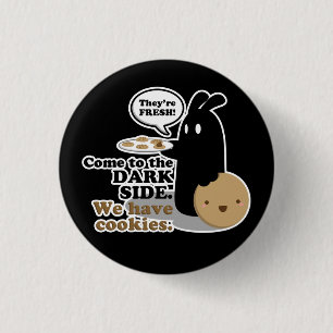 Come To The Dark Side. Button - Black