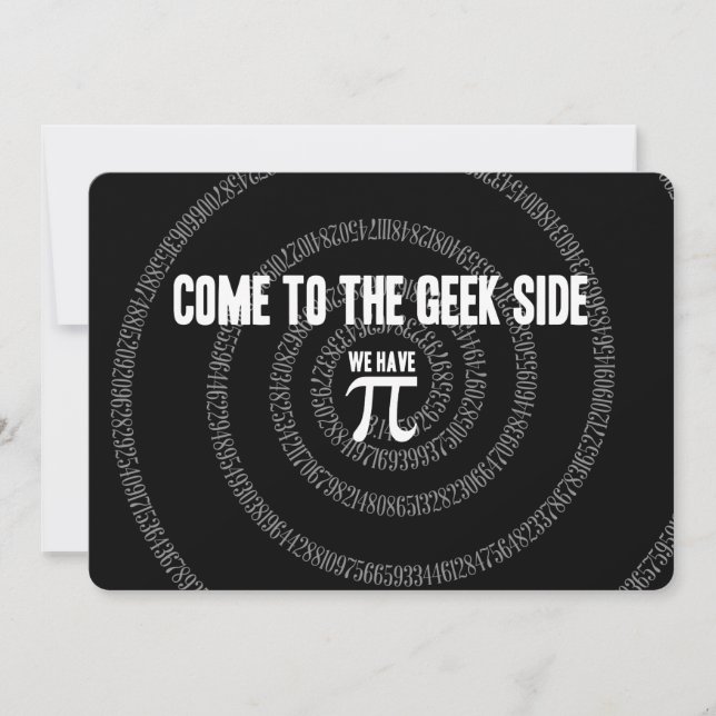 Come To The Geek Side for Pi (Front)