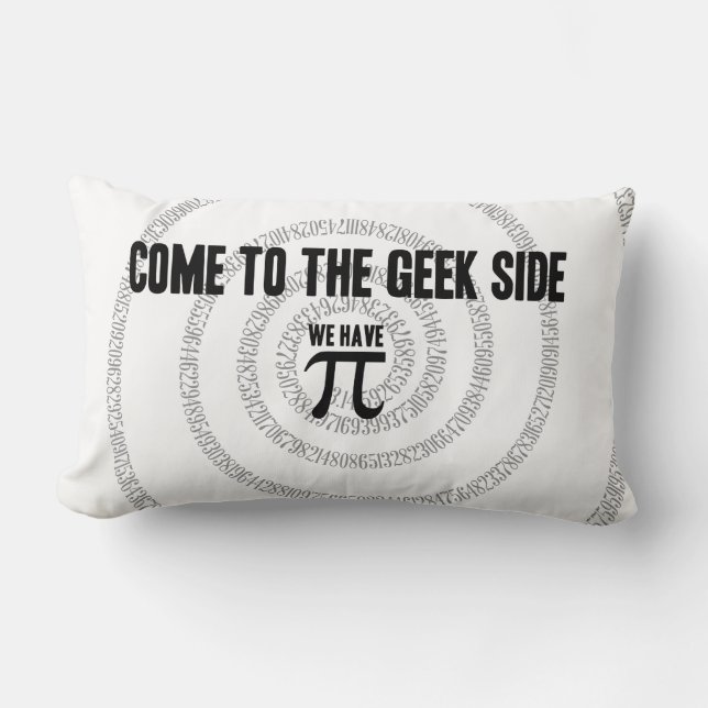 Come To The Geek Side for Pi Decor Lumbar Cushion (Front)