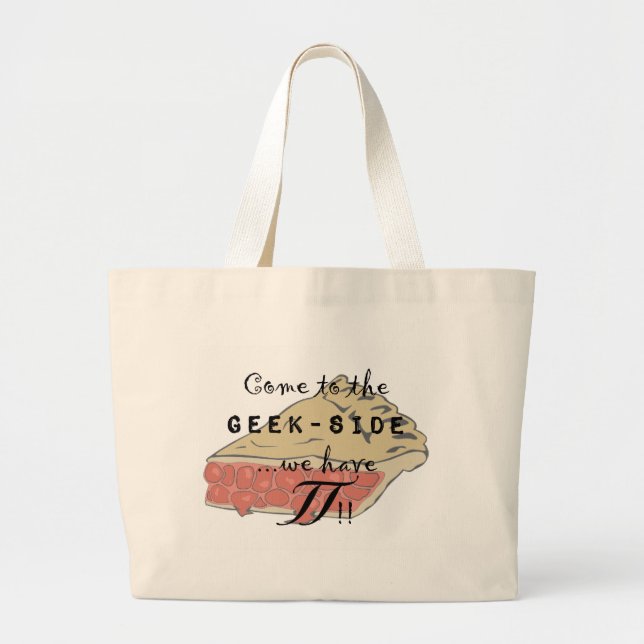 Come to the Geek-side Large Tote Bag (Front)