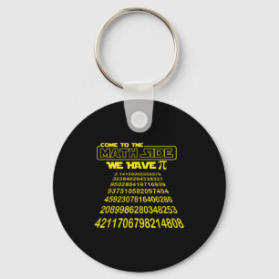 Come To The Math Side We Have Symbol Funny E Day S Key Ring