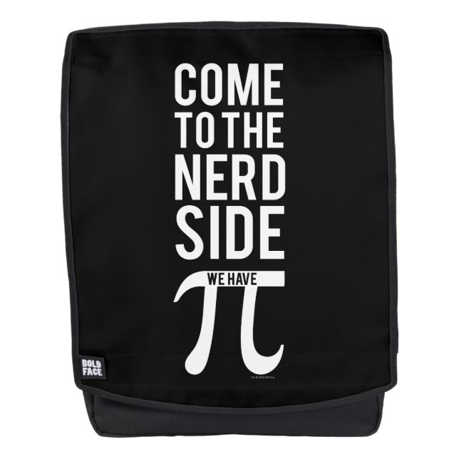 Come To The Nerd Side Backpack (Front)